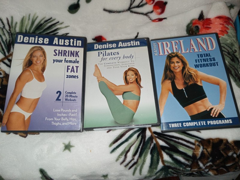 Denise Austin & Kathy Ireland Exercise Workout Weight Loss DVD Lot