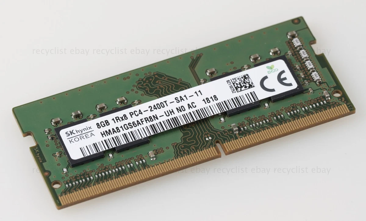 Hynix PC4-19200 (DDR4-2400) Bus Speed Computer RAM 8 GB Total