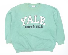 Yale University XL Green Unisex College Sweatshirt