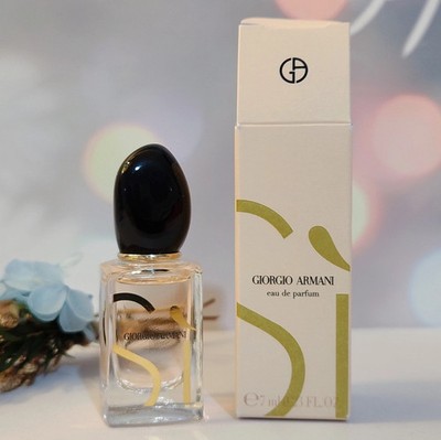 Giorgio Armani Si Eau de Parfum 7 ml Damen Miniatur Parfum Flakon Neu Reise