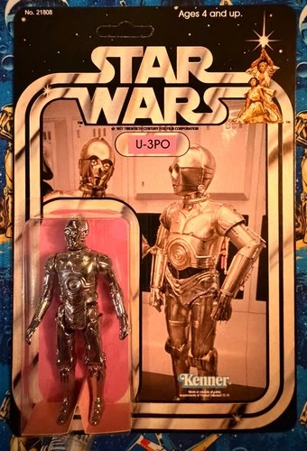 Stan Solo Kenner Style Star Wars U-3PO Mint on Card Carded MOC