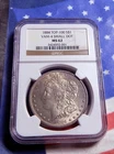 1884  SILVER DOLLAR TOP 100 VAM-4  SMALL DOT NGC MS 62 ~ NICE STRIKE (RARE)
