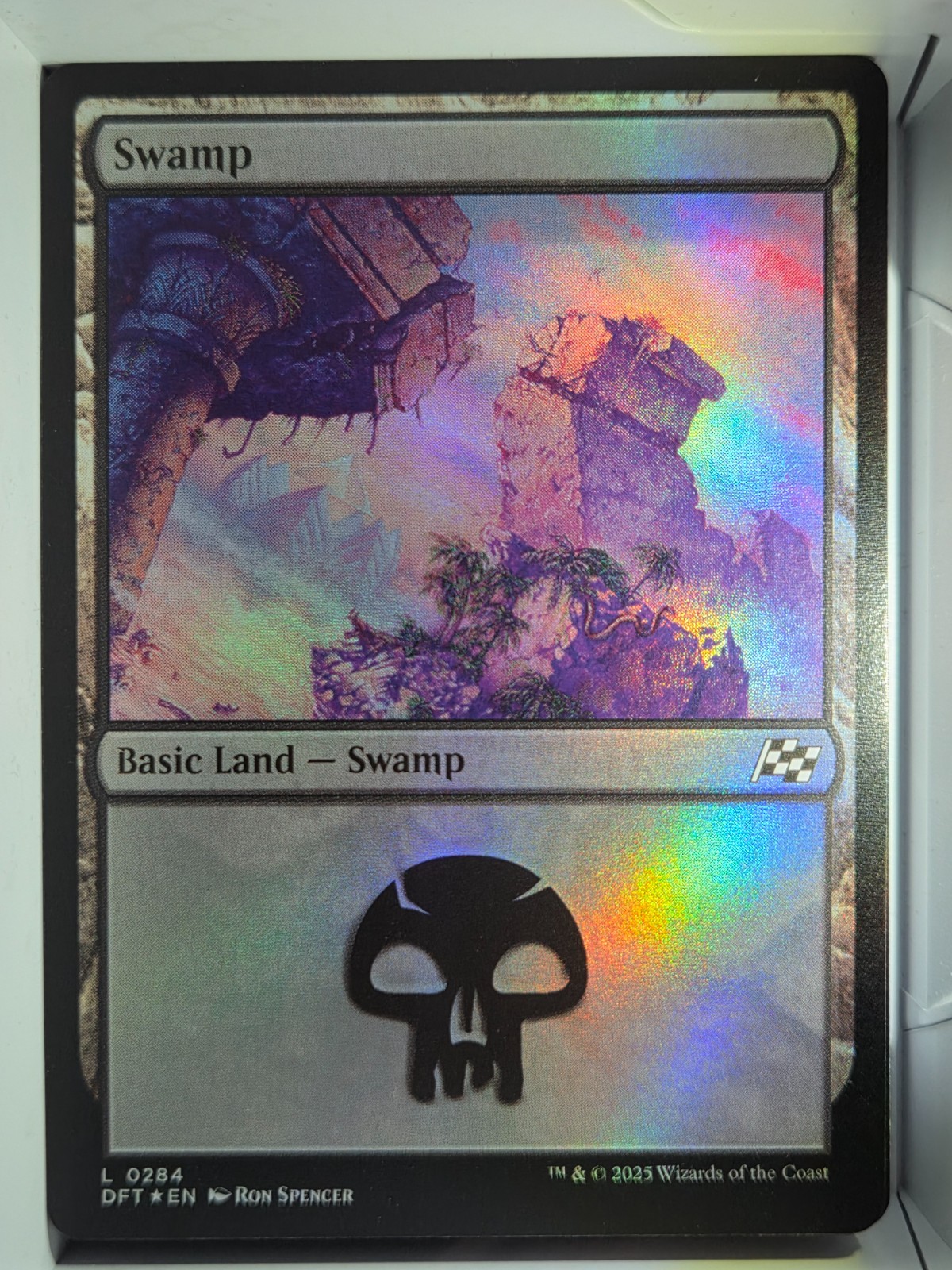Swamp (0284) - Foil - MTG - Aetherdrift (DFT)