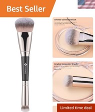 Luxury Dual-Ended Contour Concealer Brush for Flawless Application -
