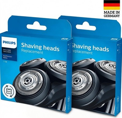 2 Stück Philips SH50 Ersatz-Scherköpfe für Series 5000 schnelle kostenlose Lieferung