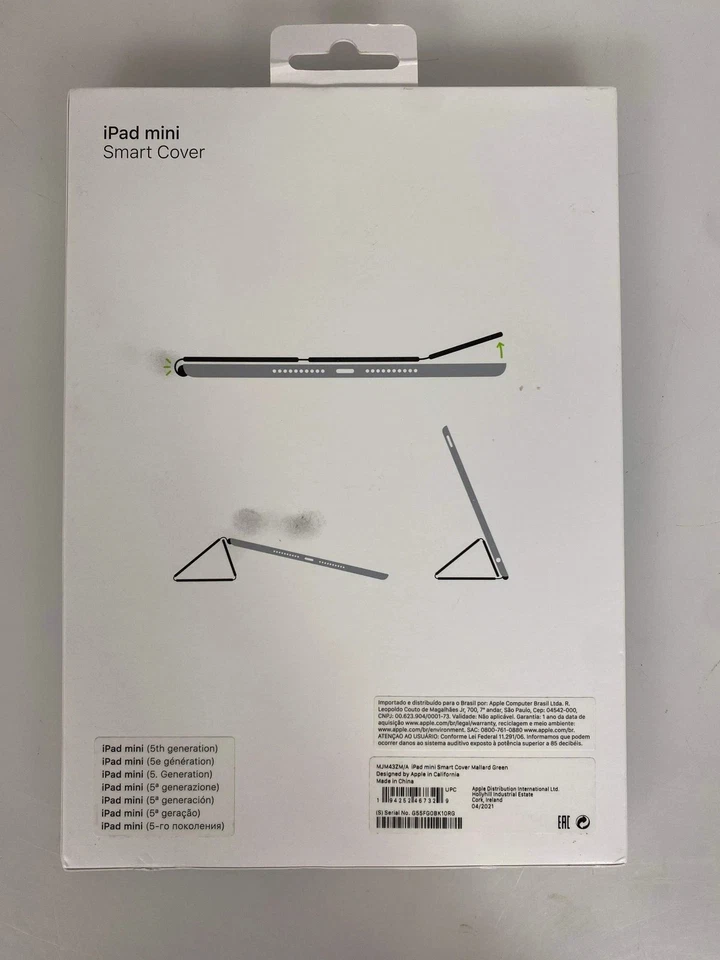 Apple iPad mini Smart Cover 4th & 5th Gen (Mallard Green) MJM43ZM/A -NEW - Image 3 of 3