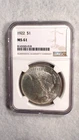 1922 P Peace Dollar NGC MS61 UNCIRCULATED $1 Coin BUY IT NOW!