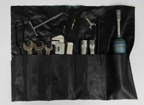 TRIUMPH TR3 TOOL ROLL AND TOOLS