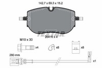 Textar Bremsbelagsatz, Scheibenbremse 2641601 FüR Audi Cupra Skoda VW