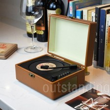 Retro Bluetooth CD Player with Speakers Supports USB Drive Hifi Sound Quality