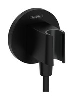 Hansgrohe Fixfit S Wandanschluss Mit Brausehalter Mattschwarz 26888670