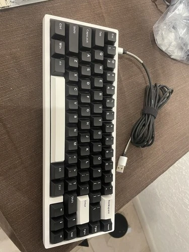 Custom Kbd Fans 67 Lite V3 Keyboard Lubed + Filmed Gateron Black Ink V2 Switches