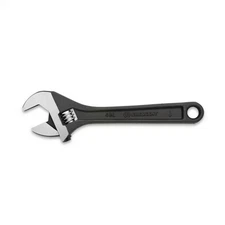 4 in. Adjustable Wrench Black Oxide Finish Small Hand Tool Compact Grip