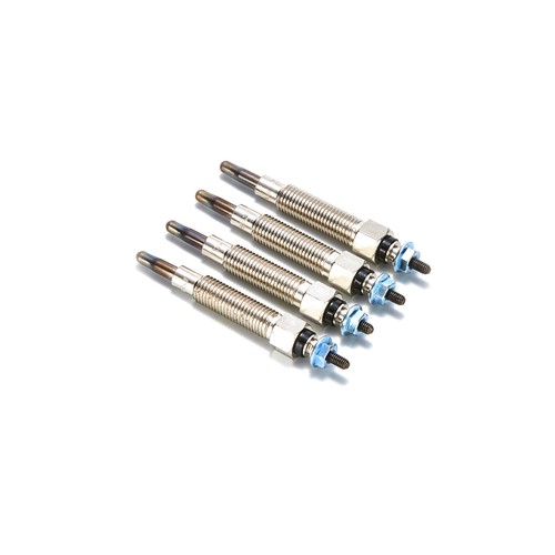 DIESEL HEATER GLOW PLUGS SET FITS NISSAN NAVARA PICK UP 2.5 DI TURBO X4 NEW - 第 2/2 張圖片