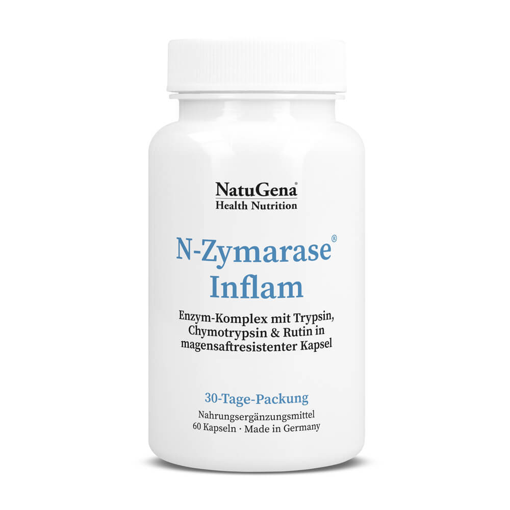 NatuGena N-Zymarase Inflam | 60 Kapseln | Enzym-Komplex