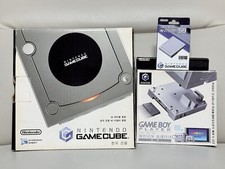 SUPER RARE Nintendo Gamecube NGC Silver Korean Version Full Complete Set!