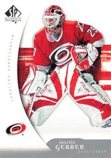 Martin Gerber 2005 SP Authentic #19 Carolina Hurricanes