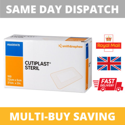 Cutiplast sterile Wundauflagen dehnbar | stark saugfähig 7,2 x 5 cm x100