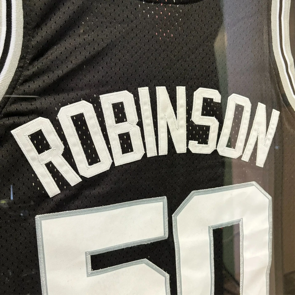 San Antonio Spurs David Robinson Jersey Framed, David Robinson Shirt Framed - Image 2 of 4