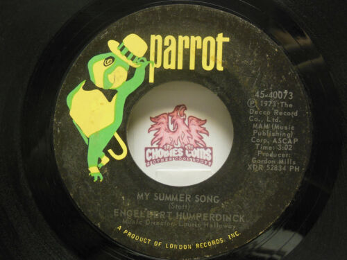 Engelbert Humperdinck: I'm Leavin' You / My Summer Song, 45 RPM VG+ (H4) - Picture 2 of 2