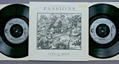 PASSIONS  - double 7'' Africa Mine + 4-tracks E.P. Live feat. ''.German Filmstar'')
