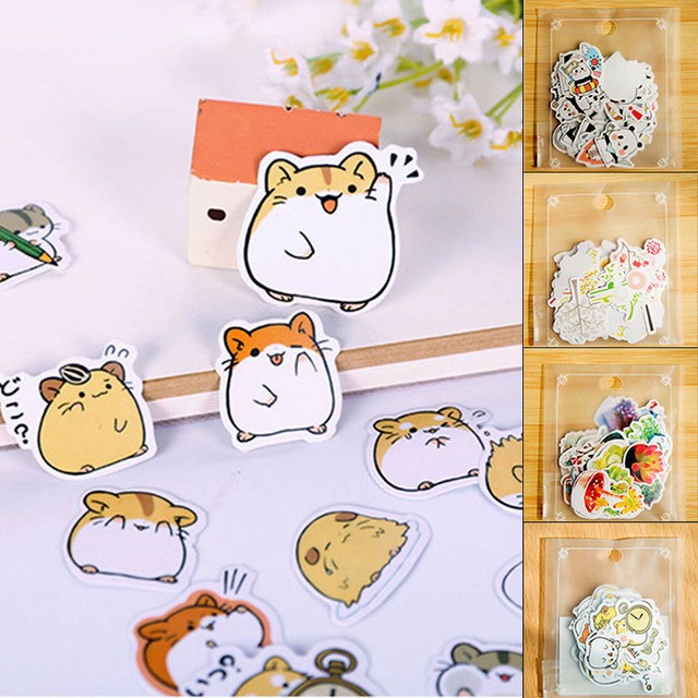 cute adhesive cartoon decorative stickers scrapbooking korean style