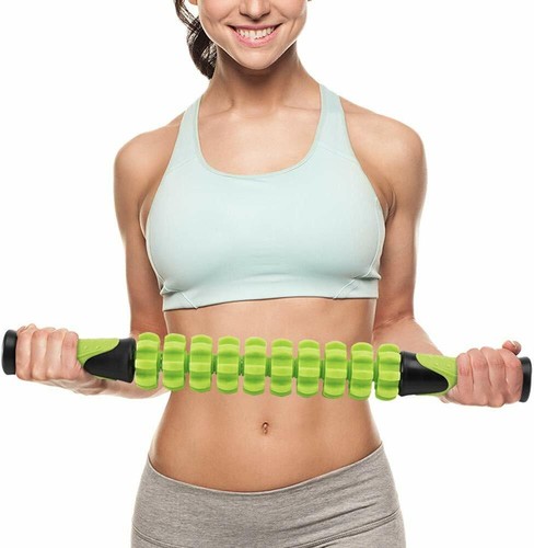 Palo de masaje con rodillo muscular Doeplex para atletas masajeador corporal de 17,5" recuperación EE. UU. - Imagen 2 de 8