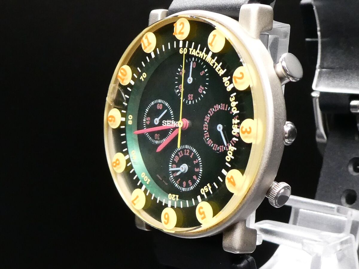 RARE SEIKO SOTTSASS COLLECTION ORIGINAL 7T34-6A80 SBBP027 RARE SEIKO SOTTSASS COLLECTION ORIGINAL 7T34-6A80 SBBP027