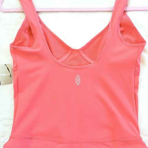 Neu mit Etikett Free People Movement Heart of Gold Trikot klein Erdbeerrosa 88 $ neu - Bild 7 von 8