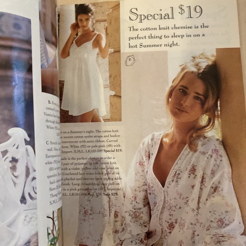 Victoria's Secret Katalog, Nr. 10 MARGARET STREET SOMMER 1992, STEPHANIE SEYMOUR - Bild 4 von 12