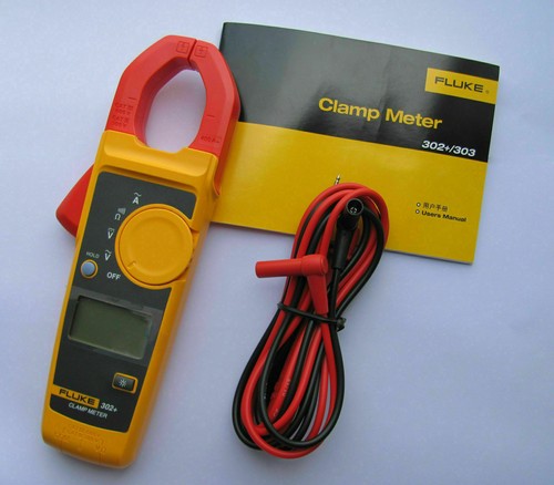 Fluke 302+ tester multimetro misuratore morsetto digitale 400 A CA con set cavi di prova TL75 - Foto 6 di 9