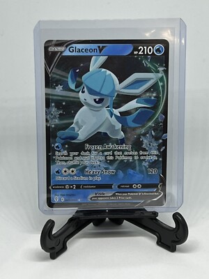 pokemon card 040 203 Glaceon V 040/203 Evolving Skies NM Full Art Ultra Rare Pokemon Card