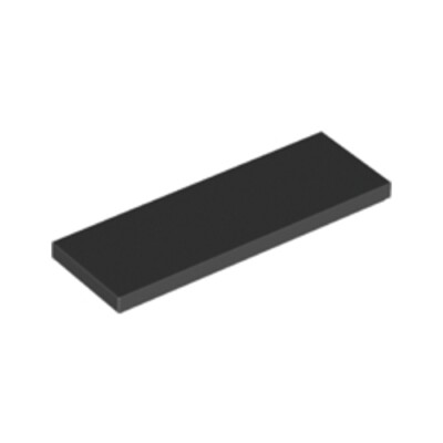 Lego Steine Stck. 6x schwarz 2x6 Fliese flach dünn ohne Noppen Platte 6318582 69729 NEU