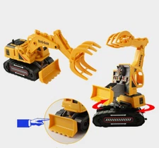 Friction Power Transforming Construction Toys Vehicles Truck for Toddlers