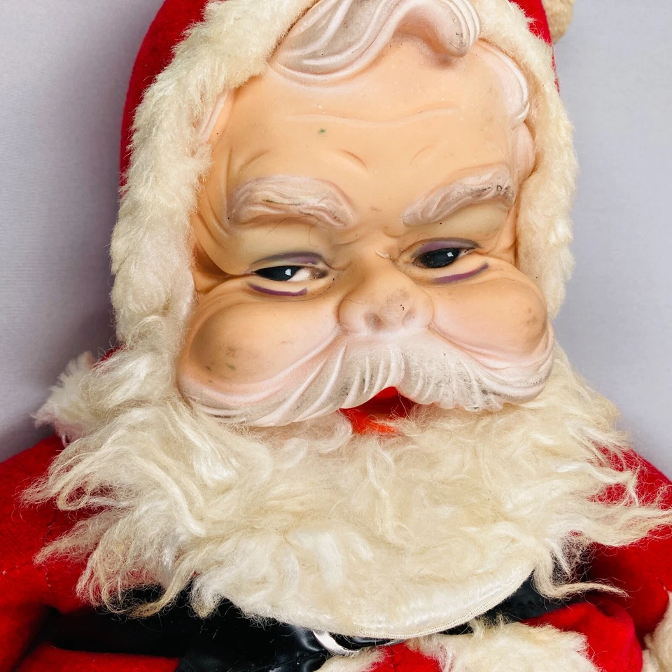 Rushton Company Star Creation de 1950 Coca-Cola rellena Santa Claus Foto 3 de 4