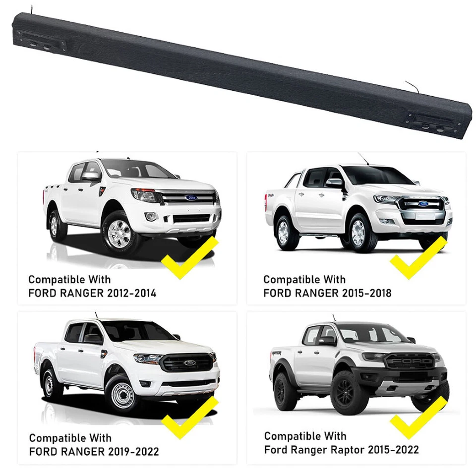 LED Tailgate Cover Protector Rail Cap Guard For Ford Ranger PX PX2 PX3 2012-2022 - image 3 of 4