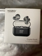 TOZO Crystal Buds Wireless Earbuds Crystal-Clear Call Headphone Waterproof IPX8