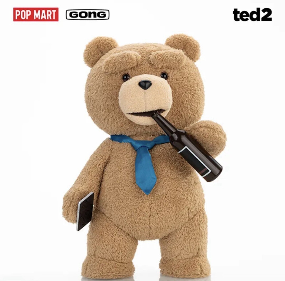 Ted2 シークレット POPMART Teddy Bear POP MART Ted2 Teddy Bear Poseable Plush Keychain Blind Box