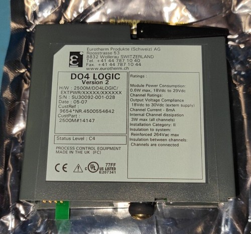 Eurotherm DO4 2500 LOGIC versión 2 2500M/DO4LOGIC - Imagen 2 de 3