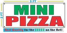 MINI PIZZA Banner Sign NEW Larger Size Best Quality for The   Fair Food