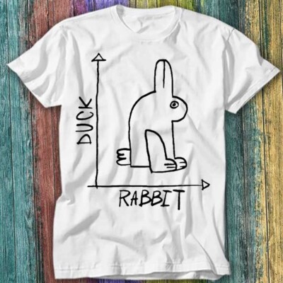 T-Shirt Ente Kaninchen lustig Trend Chart Top T-Shirt 217