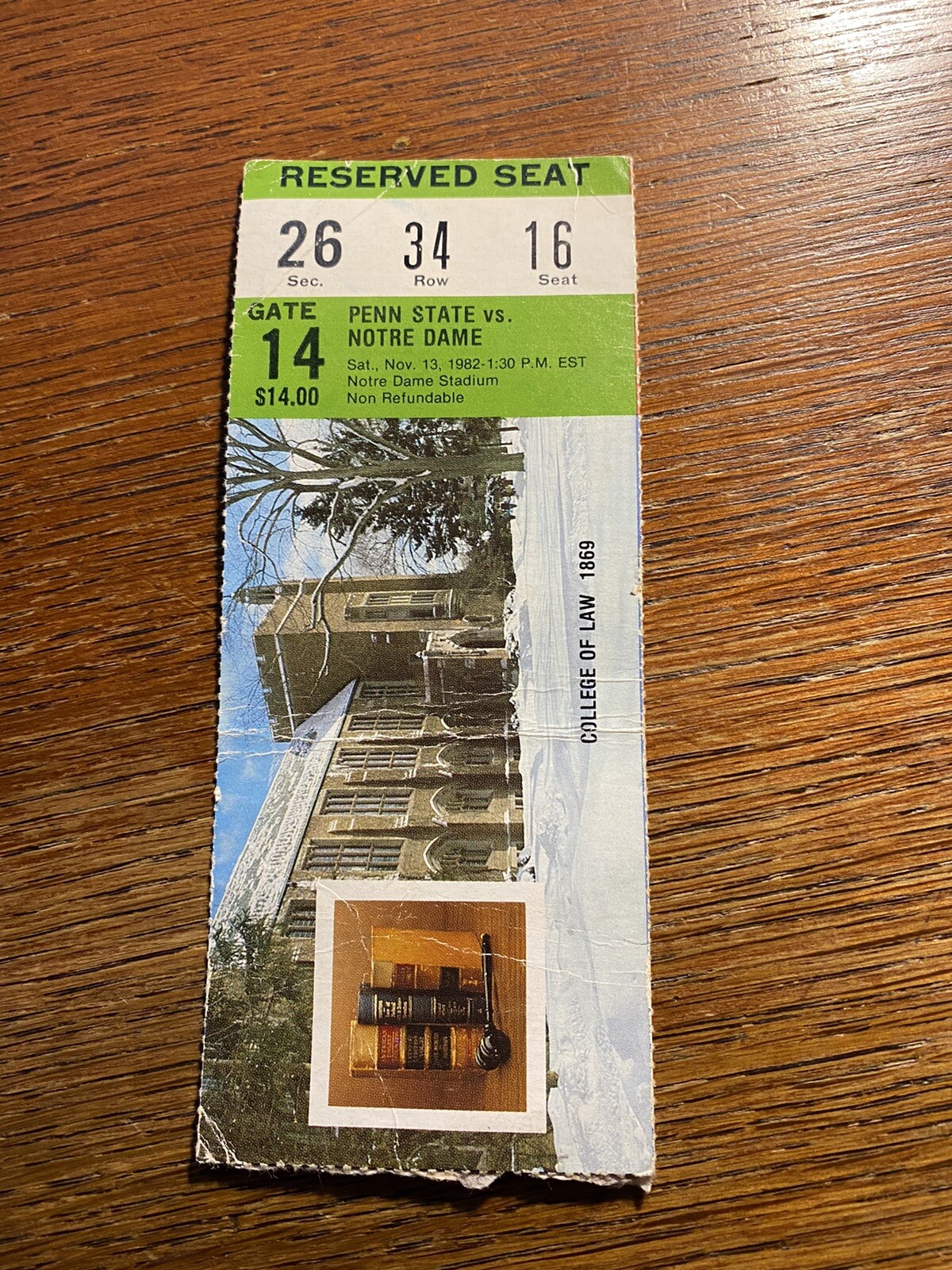 Notre Dame Vs Penn State 1982 Football Ticket Stub EBay notre-dame-vs-penn-state-1982-football-ticket-stub-ebay