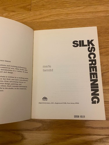 Silk Screening Book 1978 PB Silkscreening Art Prints Craft by Maria Termini Vtg - Picture 3 of 23