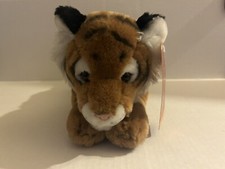 Animal Alley Brown Tiger Plush 12" Stuffed Animal Black Stripes Toys R Us 2007