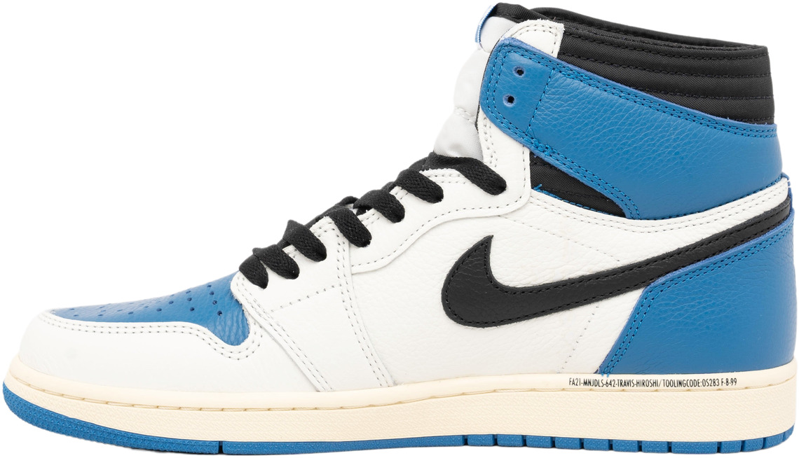 A LV Leather-Constructed fragment design Air Jordan 1 Sample Has