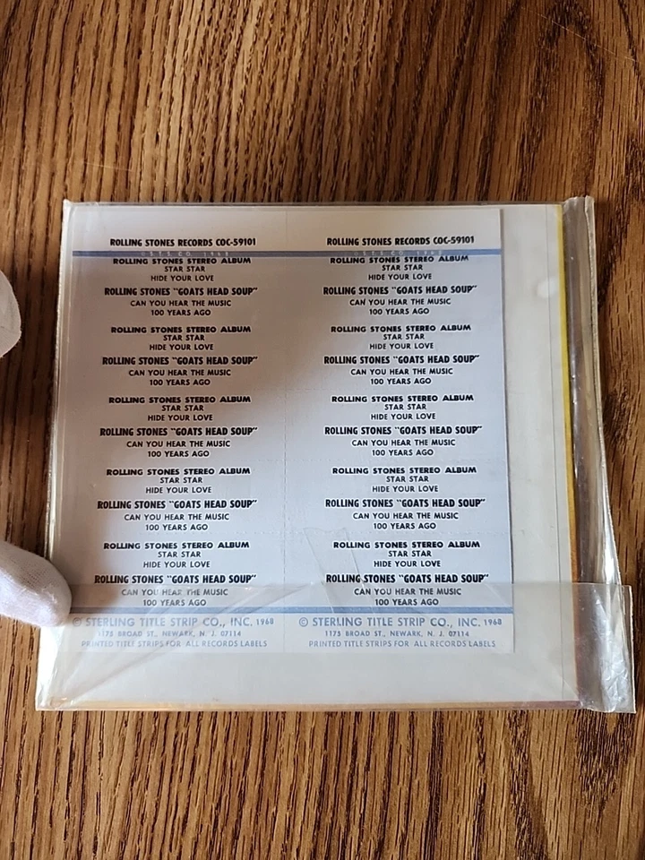 The Rolling Stones "Goat Heads Soup" 1973 jukebox 7" extended play record Mint- - Image 2 of 4