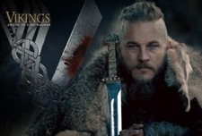 Viking Sword OF King Ragnar Lothbrok Vikings Ragnar Bjorn Iron side with Sheath