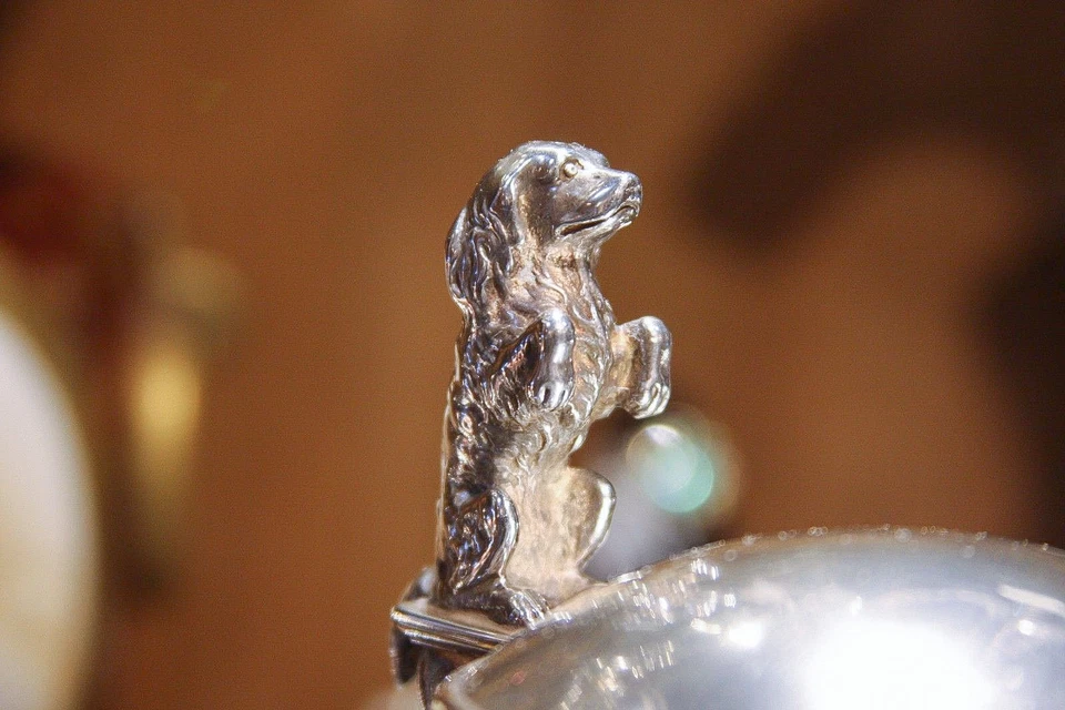 Piedra figurativa de plata esterlina 19thc1868, jarra de Joseph Jennens Inglaterra 614 g Foto 3 de 4