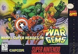 Marvel Super Heroes: War of the Gems - SNES - Cart only / Acceptable