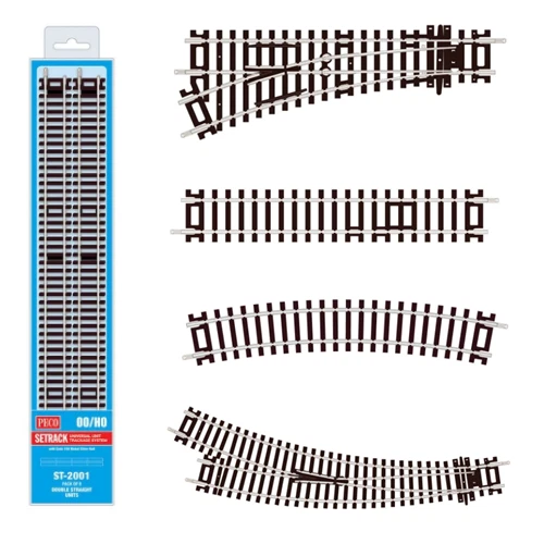 Peco Track for Model Railways Code 100 Setrack OO Gauge
